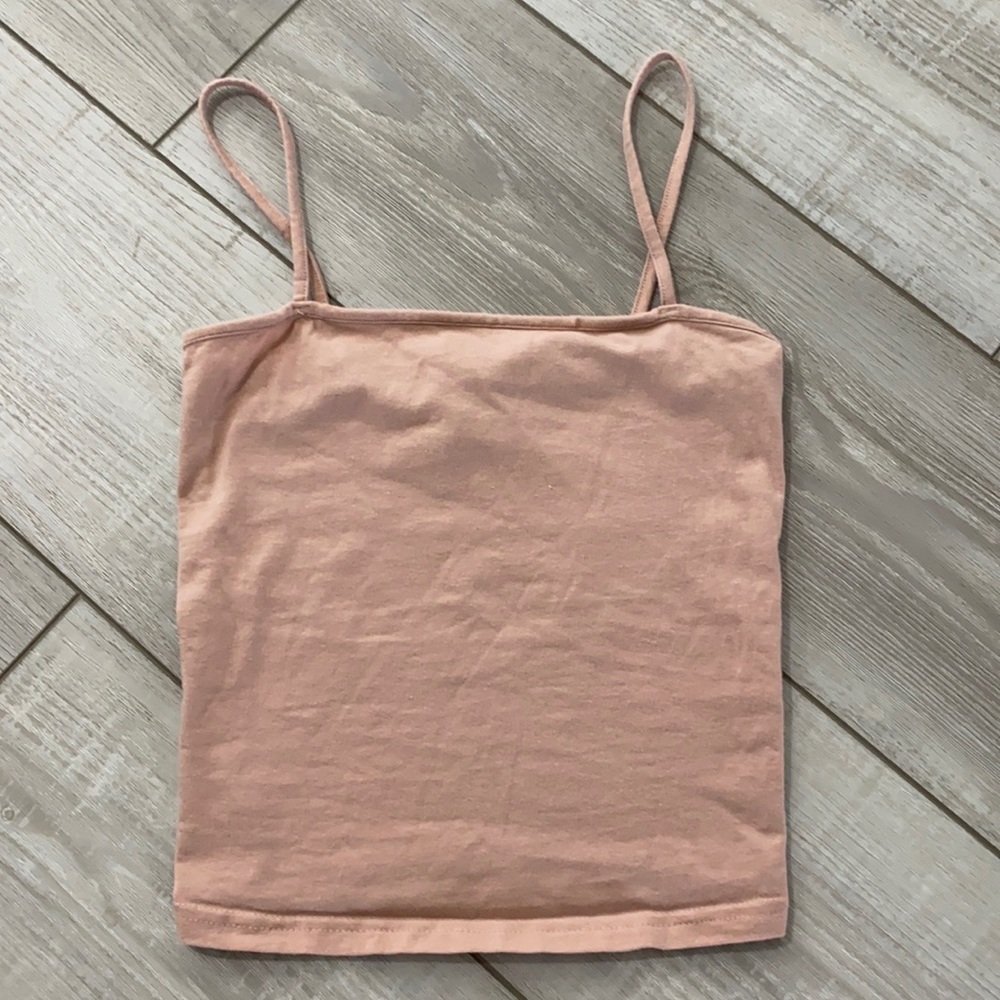 Blush pink tank top